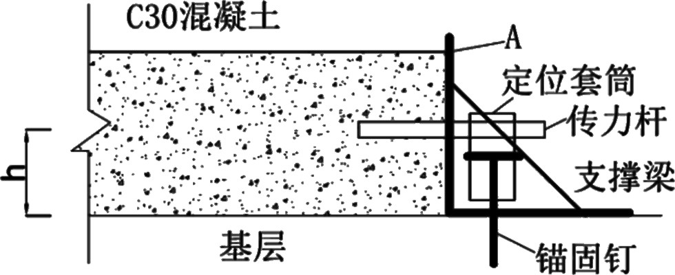 案例二横向施工缝示意图